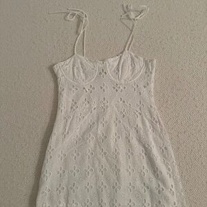 STRANGERS AND LOVERS  EYELET DRESS
